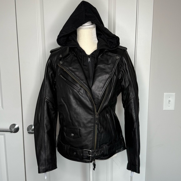 Harley-Davidson Women’s Potomac 3-in-1 Leather Riding Jacket size medium - Picture 4 of 15